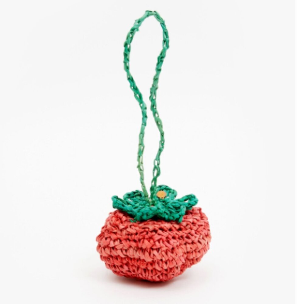 Clare V. Crochet Charm Tomato